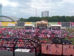 Puluhan Ribu Kader Banteng se-Jatim Hadiri Kampanye Ganjar di GOR Sidoarjo 