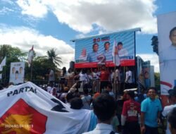 DPC Gerindra Kab. Blitar Gelar Joget Gemoy dan Makan Gratis di Papungan