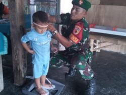 Peran Aktif Babinsa 0814/09 Kudu Dampingi Posyandu di Desa Binaan