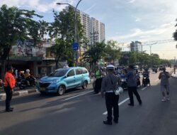 Satlantas Polres Gresik Gelar Sosialisasi dan Himbauan Tertib Lalin Operasi Keselamatan Semeru 2024