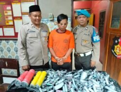 Menjelang Berakhirnya Operasi Pekat, Polsek Purwosari Amankan Pelaku Pemilik Bahan Peledak