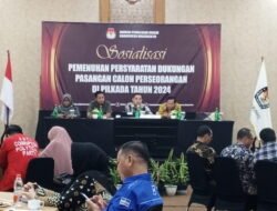 KPU kabupaten Mojokerto Berikan Sosialisasi Syarat Pendaftaran Kepala Daerah Jalur Independen