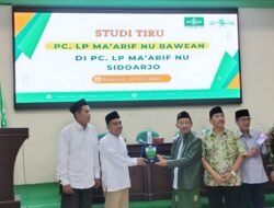 Jajaran Pengurus PC.LP. Ma’arif NU Bawean Studi Tiru ke PC.LP. Ma’arif Sidoarjo