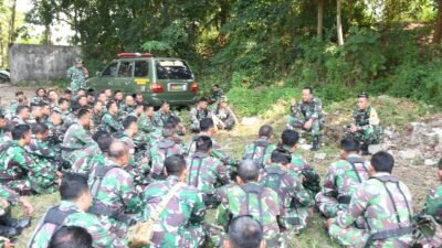 Asah Kemampuan Prajurit, Kodim 0815/Mojokerto Gelar Latihan Menembak