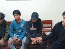 Mabuk, Lempar Kaca Mobil, Empat Remaja Diciduk