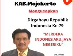 Kepala SMAN 1 Kutorejo Mengucapkan “Dirgahayu Republik Indonesia Ke-79 Tahun”