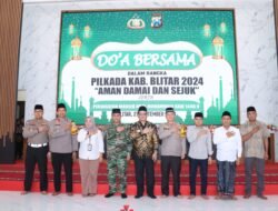 Kapolres Blitar dan Forkopimda Gelar Doa Bersama Demi Kesuksesan Pilkada Kabupaten Blitar 2024