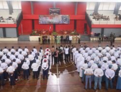 Semarak HUT TNI ke-79, Kodim 0808/Blitar Gelar Lomba Baris Berbaris Piala Panglima TNI