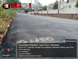 DPUBM Kabupaten Malang Genjot Peningkatan Ruas Jalan Dusun Tomporejo Desa Dengkol Kecamatan Singosari