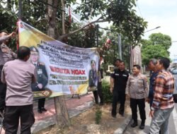 Polresta Sidoarjo Sebar Himbauan Anti Hoaks Guna Pilkada Damai