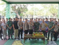 Perkuat Sinergitas, Polresta Sidoarjo Beri Kejutan HUT TNI Ke-79