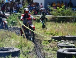 Trail Jelajah Bukit Sentono Mojokerto, Meriahkan HUT Ke-79 TNI