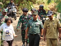 Danrem 082/CPYJ Tinjau Sasaran Fisik TMMD 122 Di Kediri