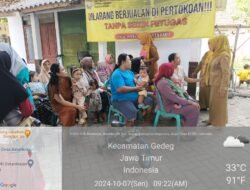 Dinkes Kabupaten Mojokerto Gelar Monitoring dan Evaluasi di Desa Batankrajan