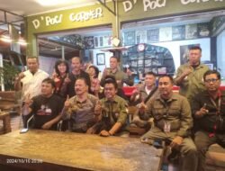 Bambang-Bayu Nobar Timnas Indonesia vs Bahrain di D’ Poci Corner