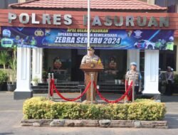 Cegah Meningkatkannya Kecelakaan, Polres Pasuruan Luncurkan Operasi Zebra Semeru 2024