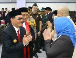Pjs. Bupati Blitar Hadiri Paripurna Peresmian Pengangkatan Pimpinan Dewan