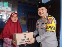 Cooling sistem Kapolres Pasuruan kunjungi tokoh agama Wakafkan Alquran Serta Serahkan Bantuan Sembako