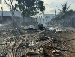 Kebakaran Hebat di Kuta Selatan, 30 Bedeng dan 3 Gudang Rata Jadi Tanah