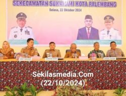 Sekda Kota Palembang Buka Langsung Sosialisasi Dan Pembinaan RT/RW Se- Kecamatan Sukarami
