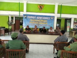 Sahabat Curhat Polsek Krembung untuk Pilkada Damai
