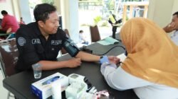 Peringati HUT Humas Polri Ke-73, Polres Gresik Gelar Aksi Donor Darah