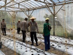 Polresta Sidoarjo Siapkan Lahan Dukung Ketahanan Pangan Nasional Di desa Bakung Temenggungan
