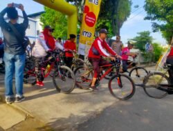 HUT Ke-21 PPAD, Polres Lamongan Amankan Kegiatan Fun Bike di Sport Center Lamongan