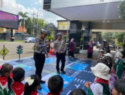 Unit Kamsel Satlantas Polres Lamongan Gelar Kegiatan Polisi Sahabat