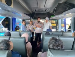 Unit Kamsel Satlantas Polres Lamongan Dampingi Tim Inspeksi Subditkamsel Ditlantas Polda Jatim