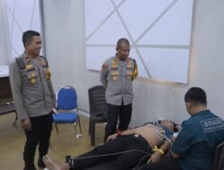 Polres Mojokerto Gelar Pemeriksaan Kesehatan Petugas Pam TPS