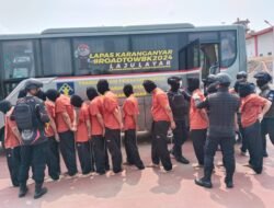 Wujudkan Program Akselerasi, Ditjenpas Lakukan Pemindahan 88 Narapidana Tahap II ke Nusakambangan