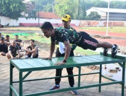 Tes Kemampuan Fisik, Prajurit & PNS Kodim 0815/Mojokerto Laksanakan Garjas Periodik Semester II TA 2024