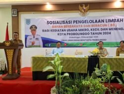 Pj Walikota Probolinggo Hadiri Sosialisasi Pengelolaan Limbah B3