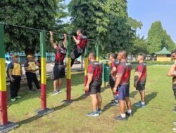 Kodim 0808/Blitar Melaksanakan Tes Kesegaran Jasmani
