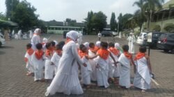 Ratusan Anak RA-AL Miftah Laksanakan Manasik Haji di Masjid Agung Sudirman