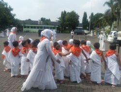 Ratusan Anak RA-AL Miftah Laksanakan Manasik Haji di Masjid Agung Sudirman