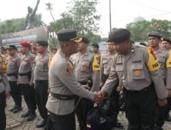 Jelang Pemilu, Polres Mojokerto Gelar Apel Pengamanan Tahap Pungutan dan Penghitungan Suara Pilkada 2024