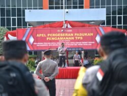 Polres Gresik Gelar Apel Pergeseran Pasukan Pengamanan TPS Pilkada Serentak 2024
