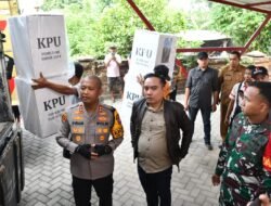 Pastikan Keamanan & Kesiapan Logistik Masing-masing PPK Hingga PPS, Dandim 0815/Mojokerto Bersama Kapolres Bersinergi Gelar Patroli Gabungan