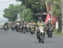 Patroli Sepeda Motor, Kapolres Mojokerto dan Dandim 0815 Cek PPS Di Daerah Terpencil