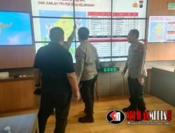 Tim Pamatwil Polda Jatim Cek Sejumlah Lokasi TPS Yang Rawan Bencana