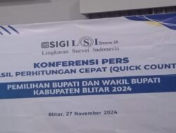Hitung Cepat LSI Denny JA: Rijanto-Beky Menang Disemua Dapil Kabupaten Blitar