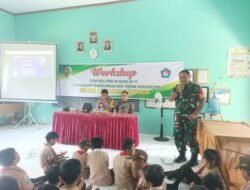 Babinsa Koramil 0815/13 Kutorejo Kodim 0815/Mojokerto Berikan Edukasi Anti-Bullying di SDN 1 Jiyu