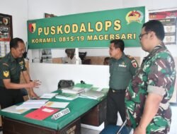 Jelang Sertijab Danramil, Kodim 0815/Mojokerto Bentuk 2 Tim Verifikasi