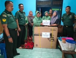 Berikan Bantuan Penyandang Disabilitas dan Rehab Musala, Sedekah Prajurit Kodim 0815/Mojokerto Sasar Wilayah Trawas
