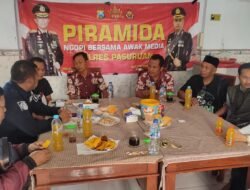 Humas Polres Pasuruan, Gelar kegiatan Piramida dengan awak media