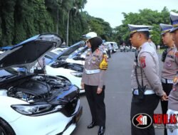 Jelang Ops Lilin Semeru 2024-2025, Polresta Malang Kota Check Kesiapan Ranmor dan Peralatan Pendukung