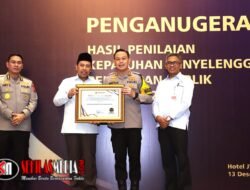Polresta Malang Kota Raih Penghargaan Penganugrahan Kepatuhan Penyelenggaraan Pelayanan Publik 2024 dari Ombudsman RI