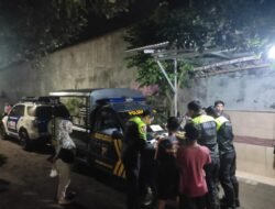 Polsek Gurah Amankan Puluhan Sepeda Motor Yang Asyik Balap Liar